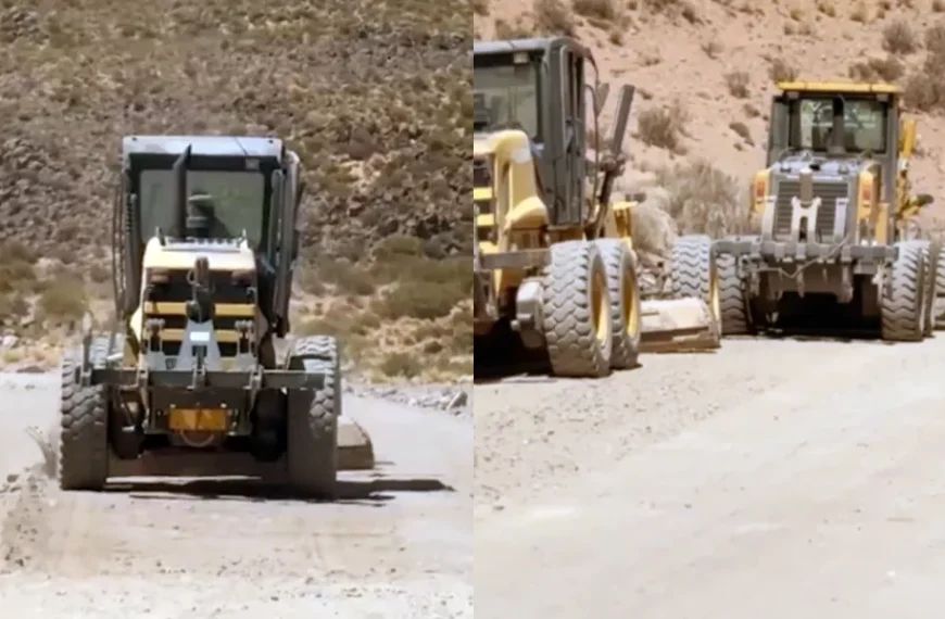 El Gobernador Sáenz anunció que comenzaran a pavimentar la Ruta Nacional 51