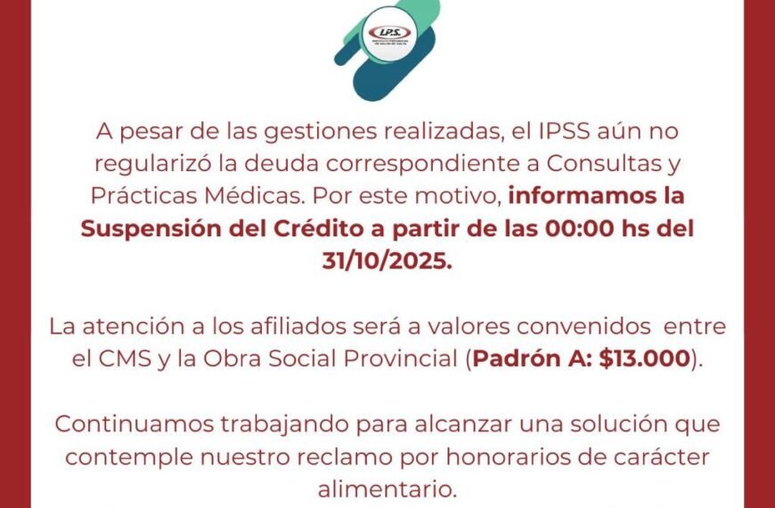 Suspensión de crédito a IPPS