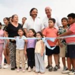 Sáenz inauguró obras de infraestructura y de modernización en Las Lajitas
