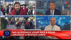 “Voy a cumplir mi palabra”: Sáenz anunció que iniciará una protesta en Casa Rosada