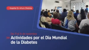 Actividades por el Día Mundial de la Diabetes en el hospital Oñativia