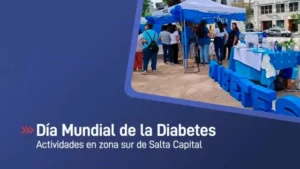 Día Mundial de la Diabetes: actividades en los centros de salud de zona sur de Salta Capital