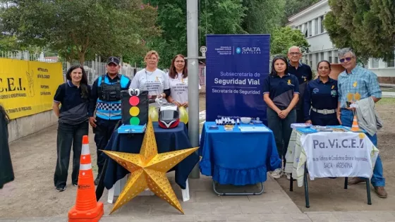 Seguridad Vial participó de una jornada preventiva por el Día Mundial en Recuerdo a las Víctimas en Siniestros Viales