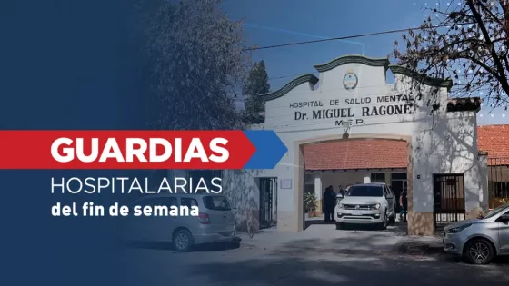 Más de 2700 personas fueron asistidas en guardias hospitalarias durante el fin de semana