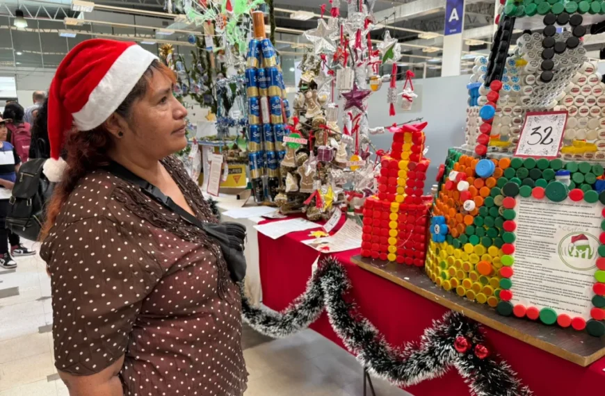 “Palpitando la Navidad”: el concurso de arbolitos reciclados edición 2025