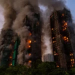 Un incendio en un edificio de Hong Kong dejó al menos 13 muertos