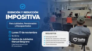 Se otorgaron casi 5000 exenciones impositivas a jubilados, pensionados y discapacitados