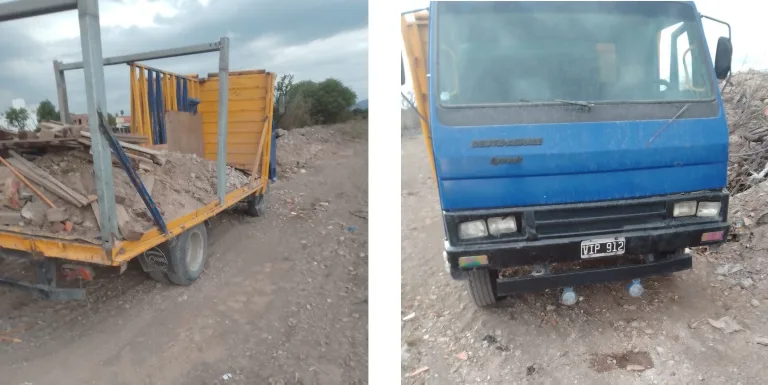 Sancionaron a un hombre que arrojaba escombros en el canal del río Ancho