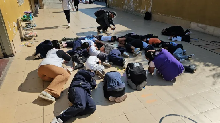 Este viernes se desarrollará un simulacro en simultáneo en colegios del centro