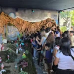 Inauguraron el Pesebre de la Navidad Azul de la Policía de Salta