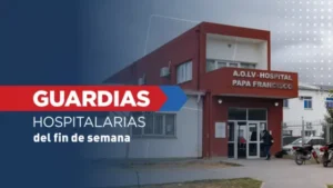 Más de 2600 personas fueron asistidas en guardias hospitalarias durante el fin de semana