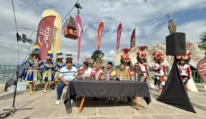 Se presentó el Corso de la Ciudad 2026 desde la cima del Cerro San Bernardo