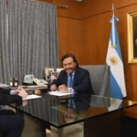 Sáenz planteó a Santilli la agenda de prioridades para Salta y requirió más previsibilidad en los fondos de obras federales