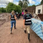 Desarrollo Social asistió a más de 100 familias afectadas por las intensas lluvias en 11 municipios