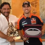 El gobernador Sáenz recibió a Luciano Benavides, campeón salteño del Dakar 2026