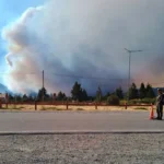 Chubut: se redujo el peligro de incendios, continúan extinguiendo el fuego