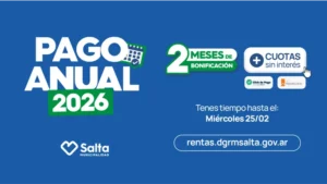 Desde hoy se puede acceder al Pago Anual de Tributos Municipales 2026