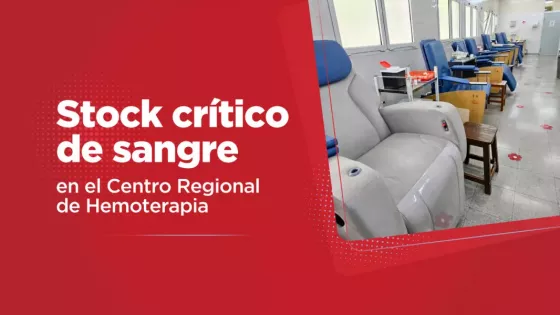 El stock de sangre en el Centro de Hemoterapia es crítico