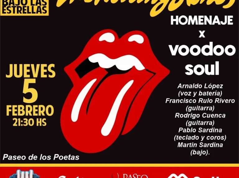 Gran cierre de “Música Bajo las Estrellas” con un homenaje a Los Rolling Stones