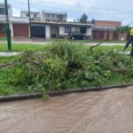El alerta amarilla por lluvia sigue y la Municipalidad trabaja para prevenir incidentes