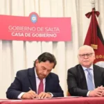 Sáenz firmó un acuerdo con el Hospital Italiano para fortalecer la alta complejidad y la investigación médica