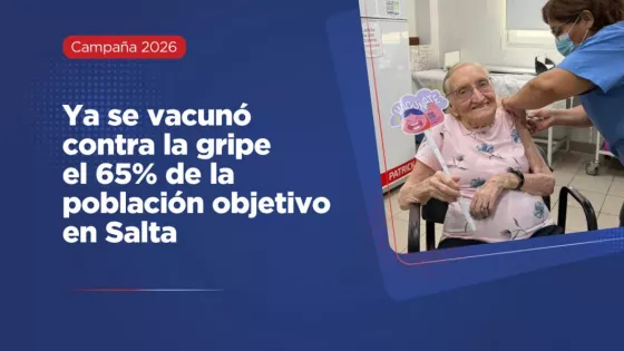 El 65% de la población objetivo ya fue inmunizada contra la gripe en Salta
