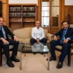 Sáenz se reunió con Santilli y “Lule” Menem para avanzar en una agenda de políticas de desarrollo federal