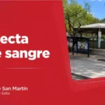 Se podrá donar sangre de todo grupo y factor en el parque San Martín