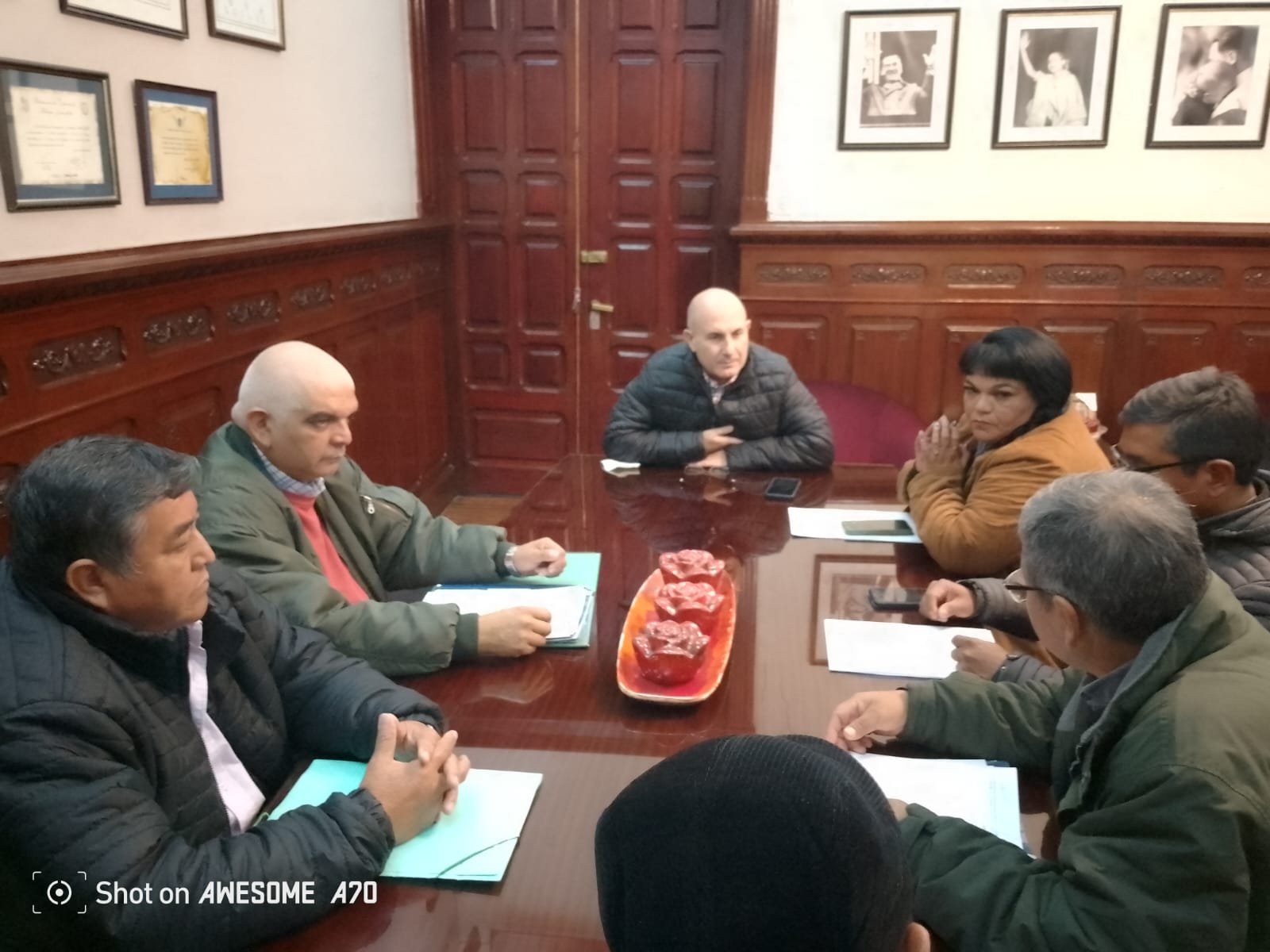Retirados de fuerzas de seguridad levantan acampe tras reunión con el diputado Germán Rallé