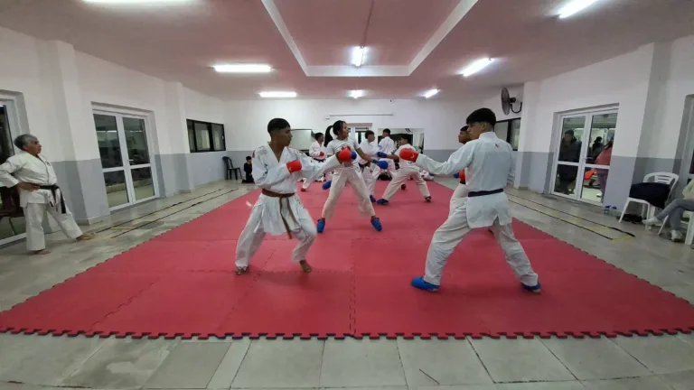Karate en el CIC de Santa Cecilia: cerca de 50 jóvenes participan de las clases