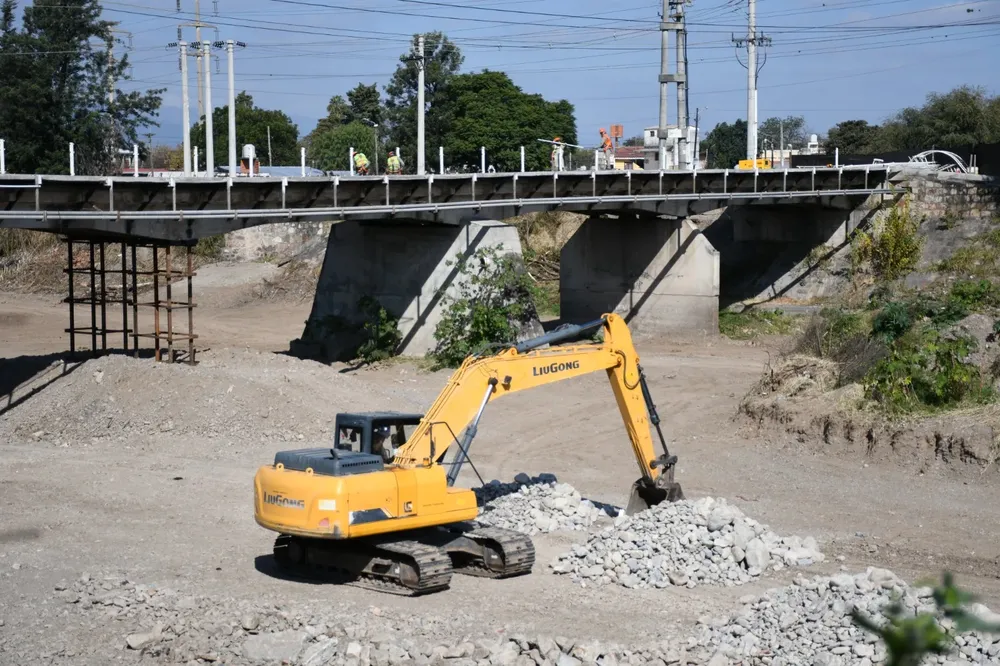 Avanzan las tareas para reemplazar el puente de Santa Lucía