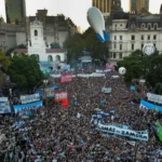 Se realiza la cuarta marcha federal universitaria contra el Gobierno