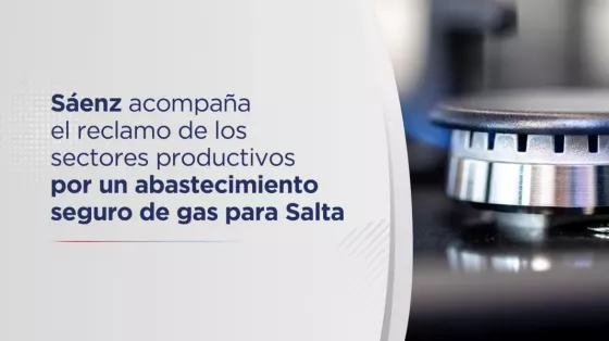 Sáenz acompaña el reclamo de los sectores productivos por un abastecimiento seguro de gas para Salta