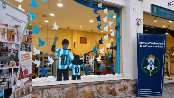 Exposición y venta de productos elaborados en talleres de laborterapia