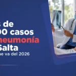 Se notificaron más de 3 mil casos de neumonĂa en Salta