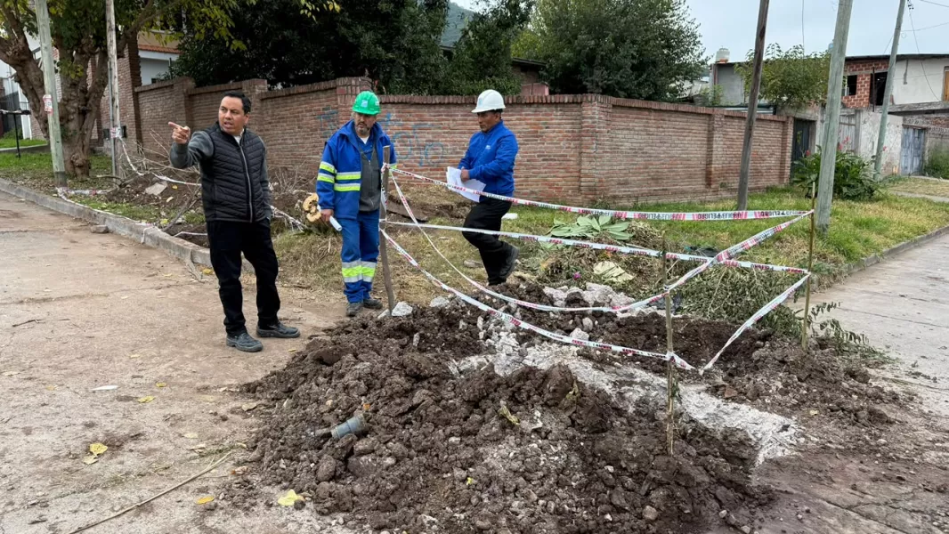 Aguas del Norte habilitó nueva cañería en Tres Cerritos