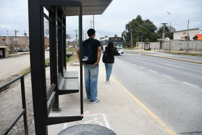 Plan Vial Zona Sur: la Municipalidad instala 17 nuevos paradores de colectivos
