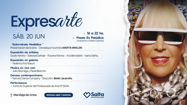 Marta MinujÃn llega a Salta y donará una escultura a la ciudad