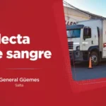 Este jueves en General Güemes se podrá donar sangre de todo grupo y factor