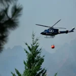 CayĂł un helicĂłptero en San Juan: hay 7 muertos