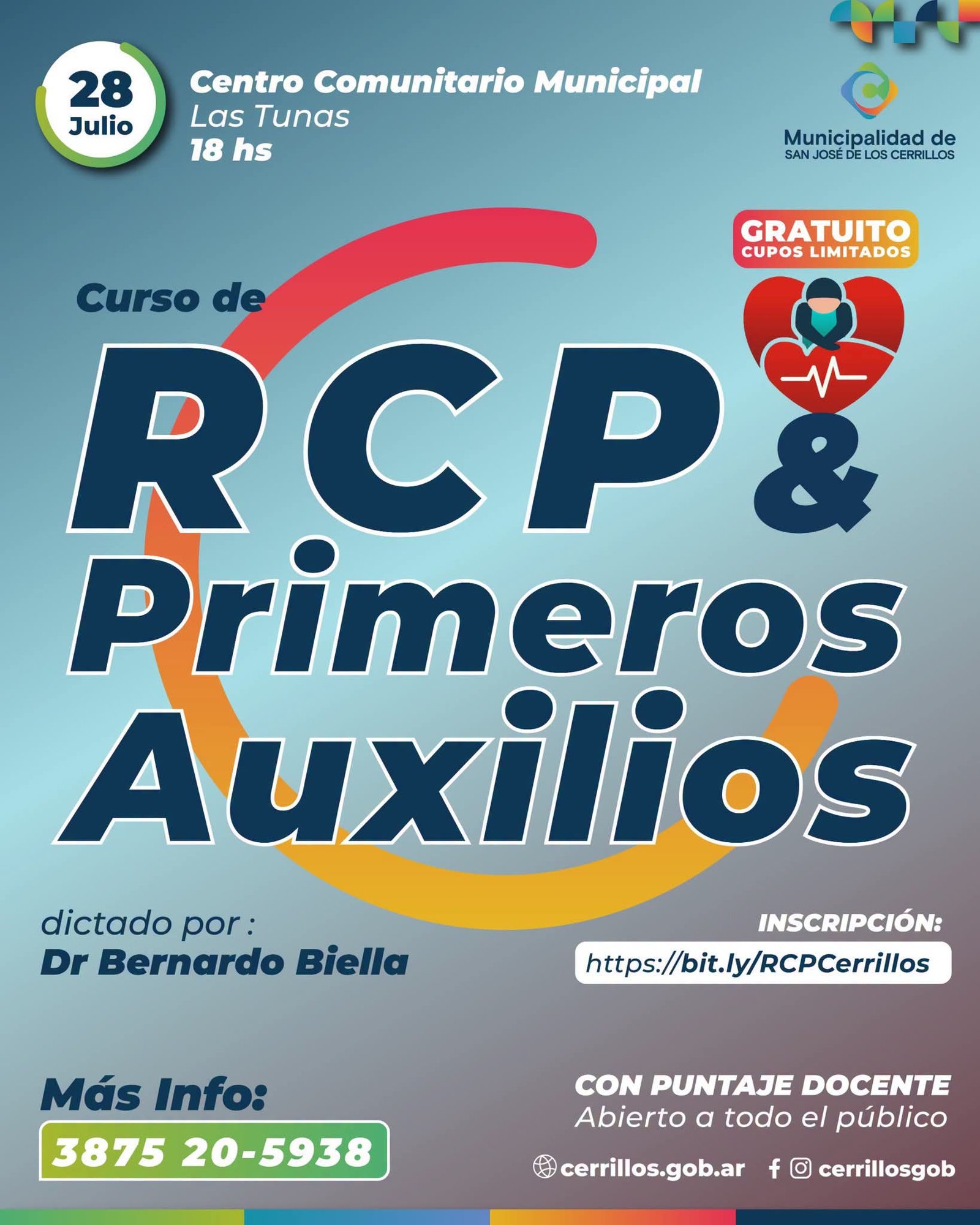 𝗦𝘂𝗺𝗮𝘁𝗲 𝗮𝗹 𝗰𝘂𝗿𝘀𝗼 𝗴𝗿𝗮𝘁𝘂𝗶𝘁𝗼 𝗱𝗲 𝗥𝗖𝗣 𝘆 𝗣𝗿𝗶𝗺𝗲𝗿𝗼𝘀 𝗔𝘂𝘅𝗶𝗹𝗶𝗼𝘀