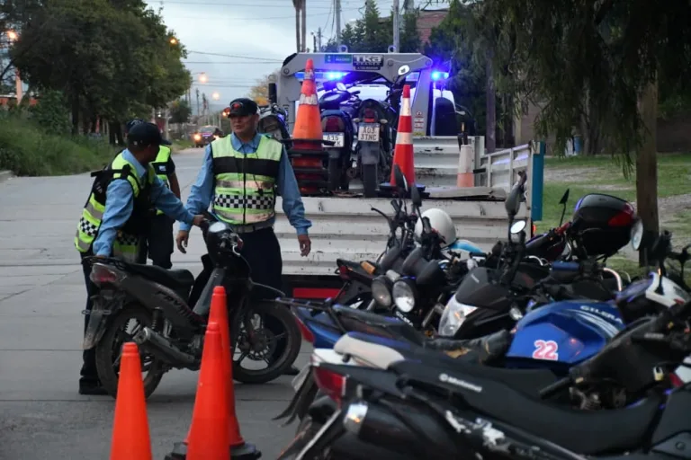 Se secuestraron 36 motos en un gran operativo de tránsito