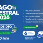 La Municipalidad lanzĂł el Pago Semestral 2026 con importantes descuentos