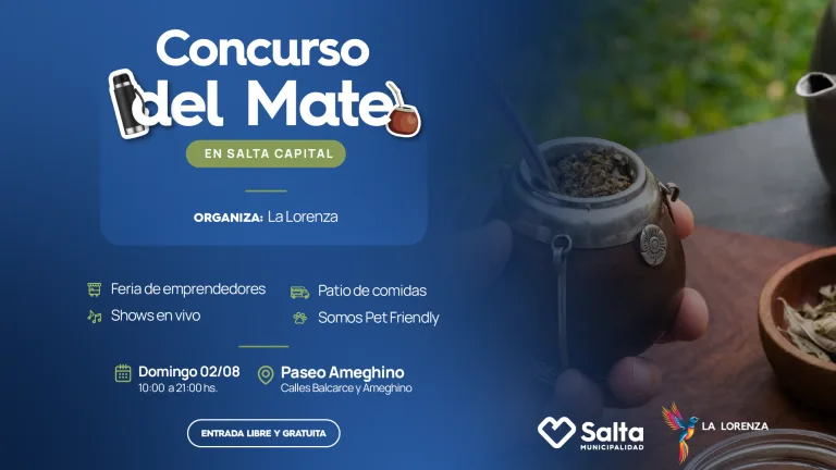 El plan ideal para disfrutar este domingo, es el gran Concurso del Mate