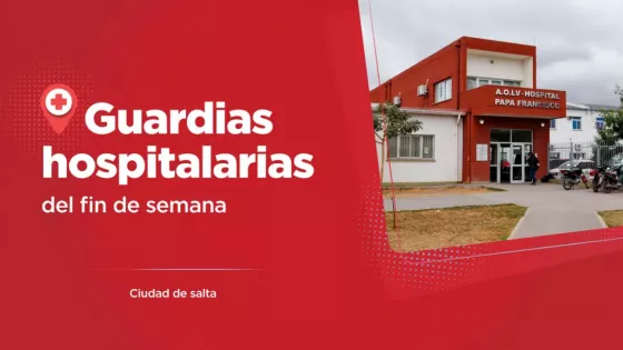 En guardias hospitalarias capitalinas fueron asistidos más de 2100 pacientes este fin de semana