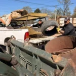 Operativo de descacharrado en San Luis: se acopiaron 6 toneladas de chatarra