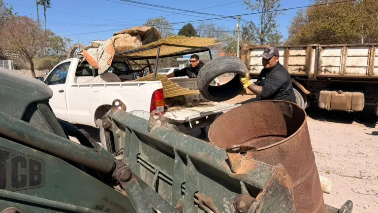 Operativo de descacharrado en San Luis: se acopiaron 6 toneladas de chatarra