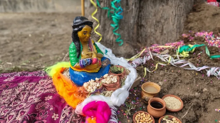 La Pachamama se celebra con música, danza y solidaridad en el parque San Martín