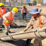 Plan Vial Zona Norte: iniciĂł el hormigonado en la colectora de avda. Bolivia