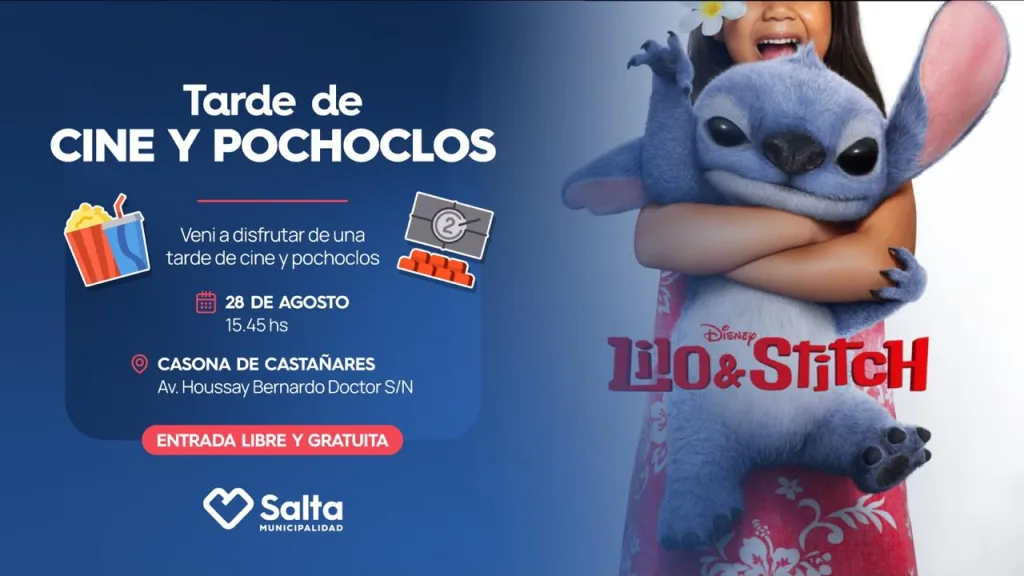 VivĆ una tarde imperdible de āCine y Pochoclosā en la Casona de CastaƱares